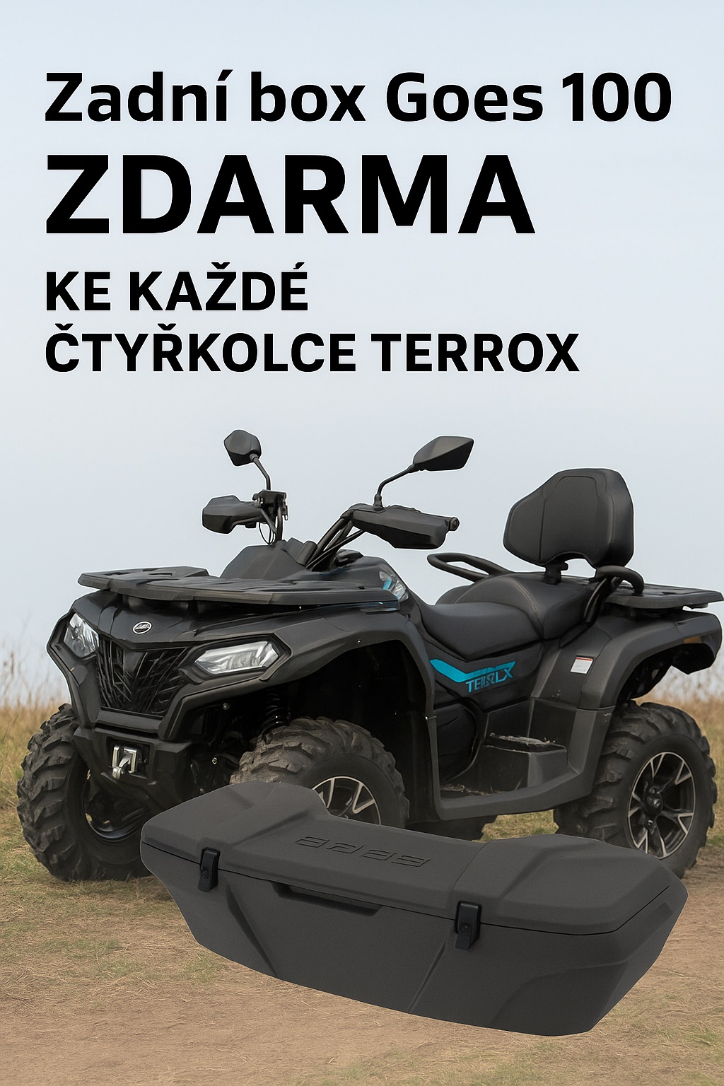Zadní box ke čtyřkolce zdarma